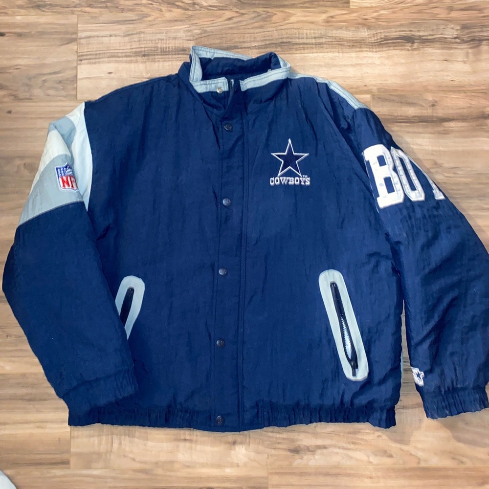 Vintage starter puffer jacket